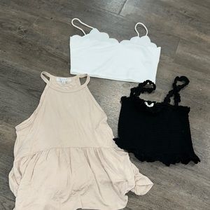 Cropped Tank top bundle small